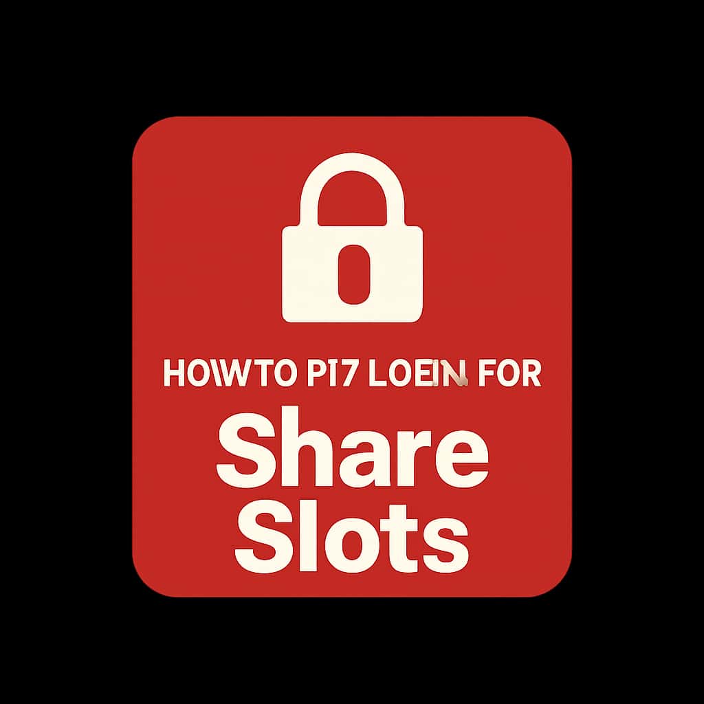 An icon representing the guide to fixing login issues for Share Slots.