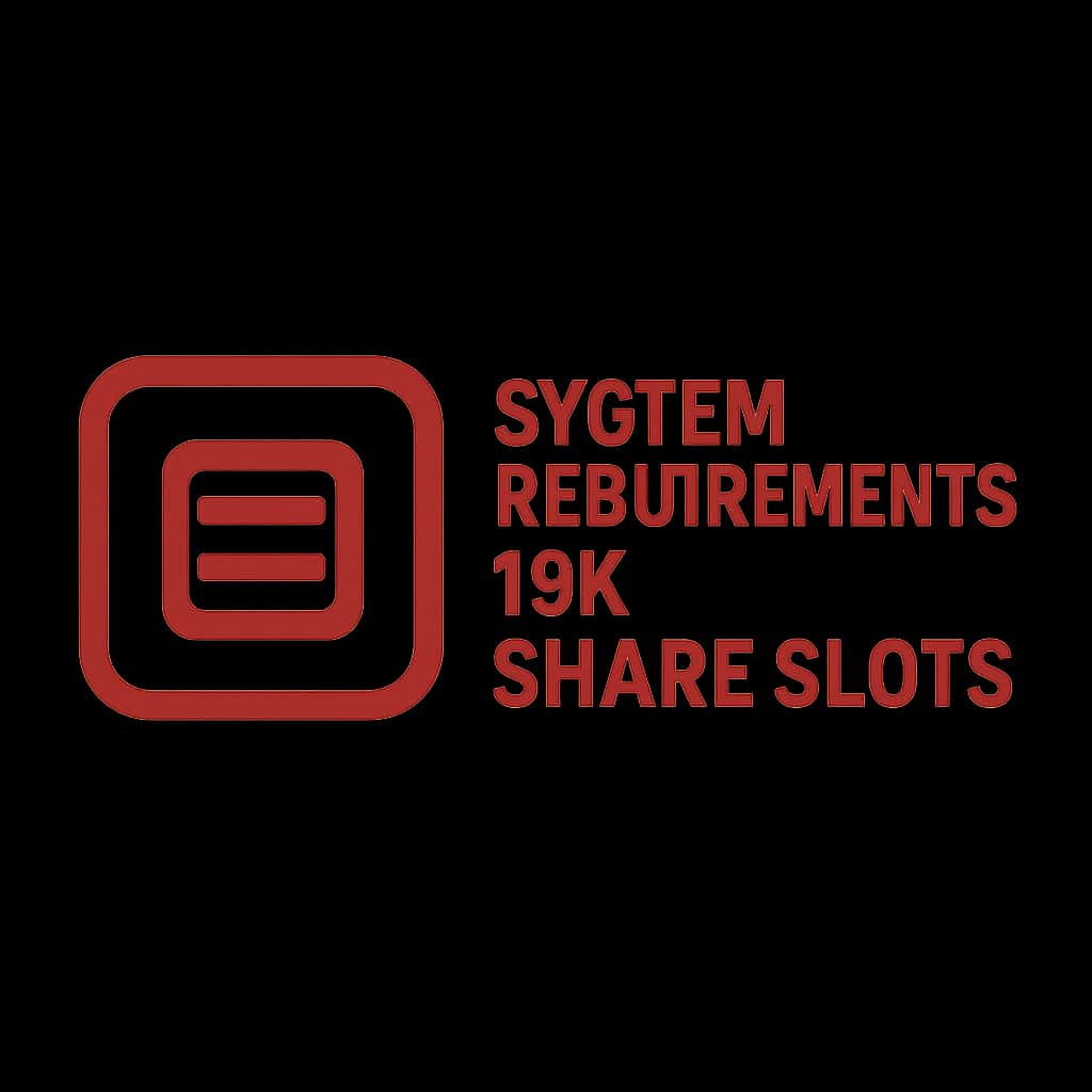 Icon for System Requirements for Share Slots.
