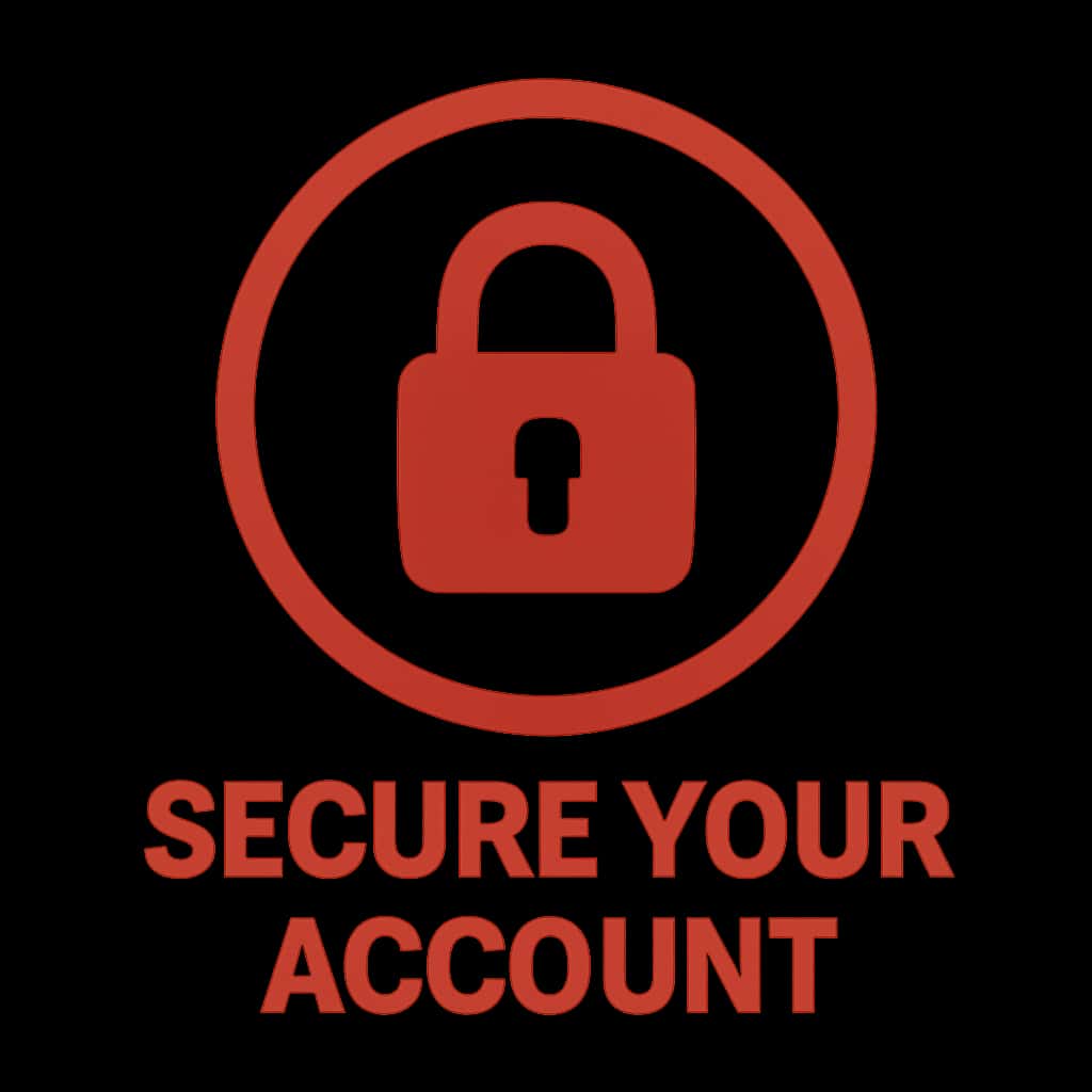Icon representing the security of Share Slots account.