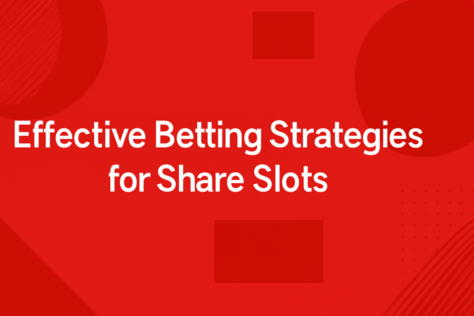 An informative representation of the system requirements for Share Slots.