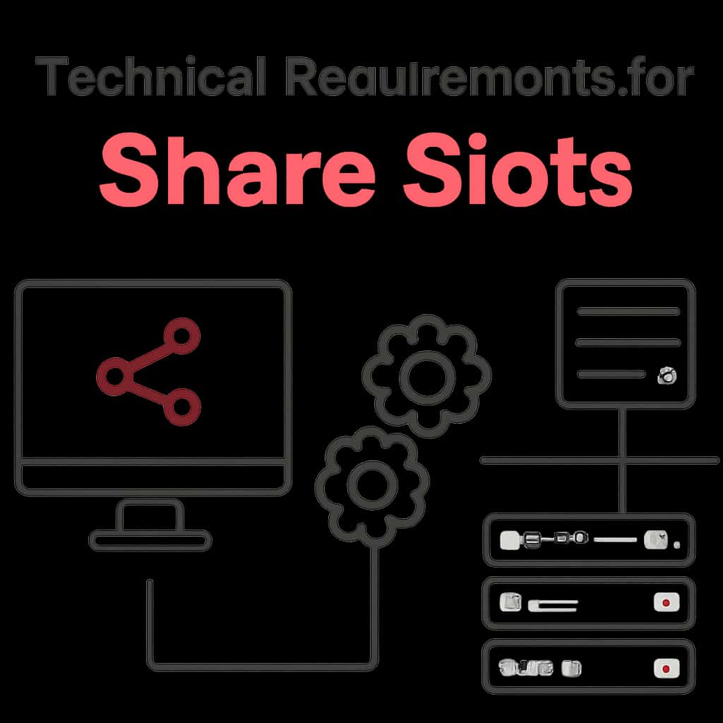 Diagram illustrating the technical requirements for Share Slots.